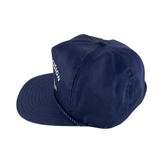 Vintage P&S Precision Lexington NC Trucker Hat Navy‎ Snapback Rope Cap OSFM - Picture 5 of 8